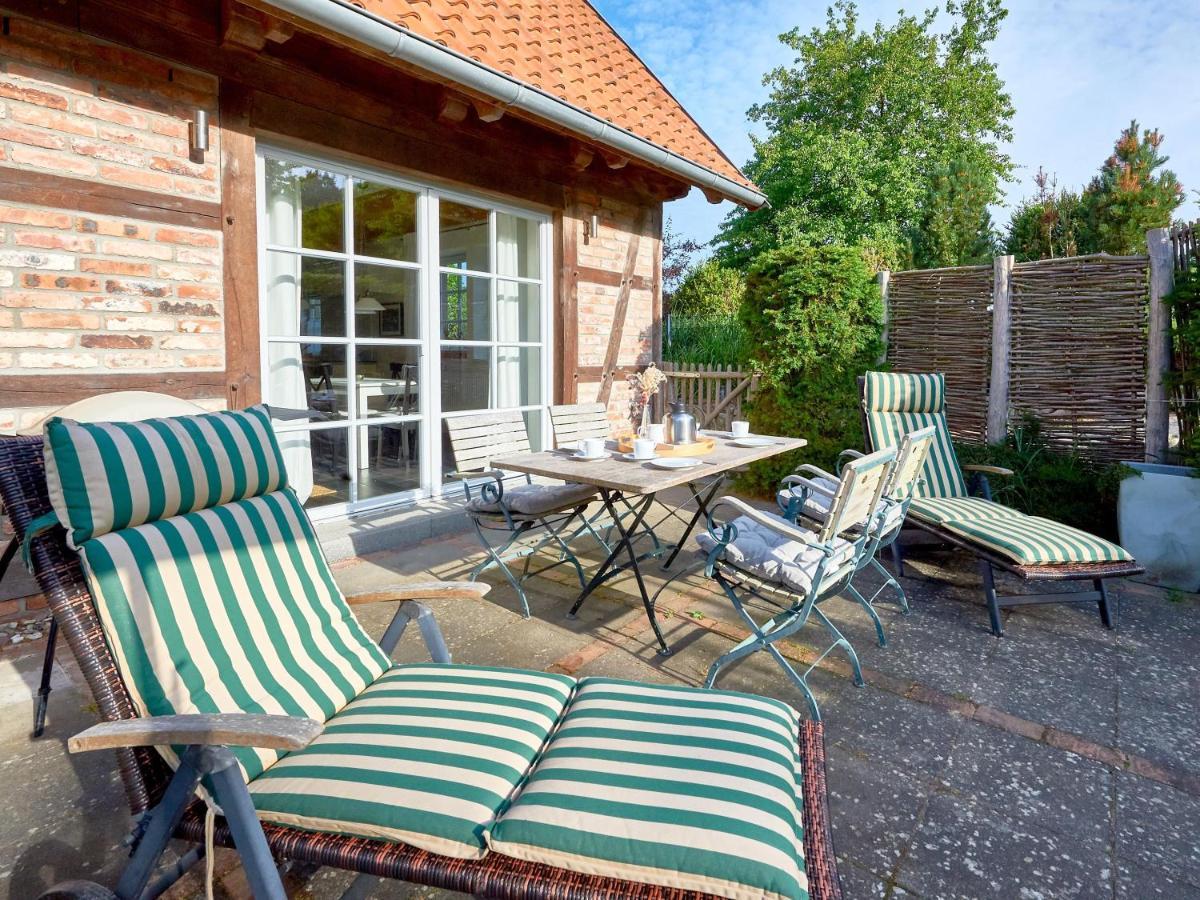 Fachwerkhaeuser Seedorf - Haushaelfte "Sophie Charlott" Mit Kamin Und Terrasse ภายนอก รูปภาพ