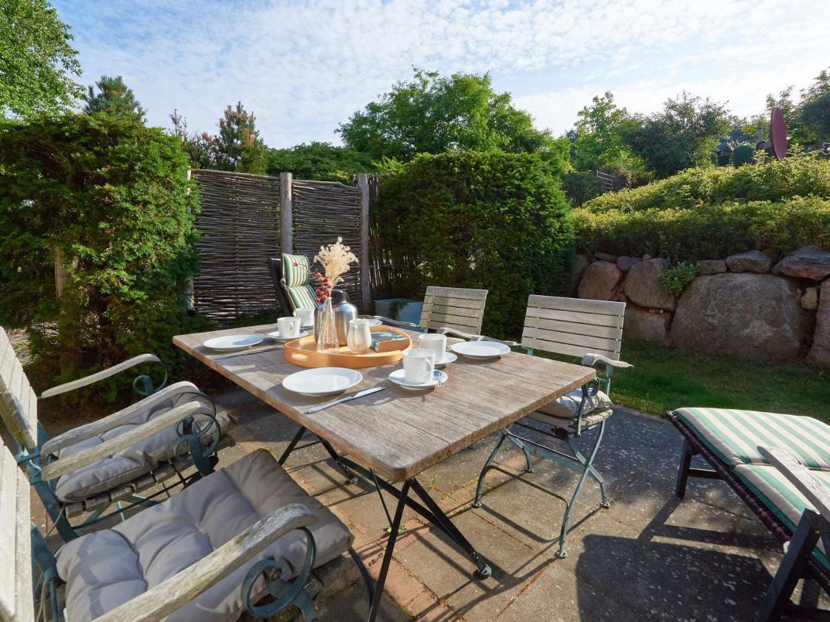 Fachwerkhaeuser Seedorf - Haushaelfte "Sophie Charlott" Mit Kamin Und Terrasse ภายนอก รูปภาพ